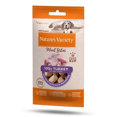 Natures Variety Frysetørrede Kødbidder Kalkun | Sidste chance