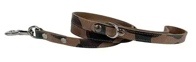Helt ny - Sazzz Hundesnor Fearless Vintage Læder Camouflage - 147 x 1,5 cm